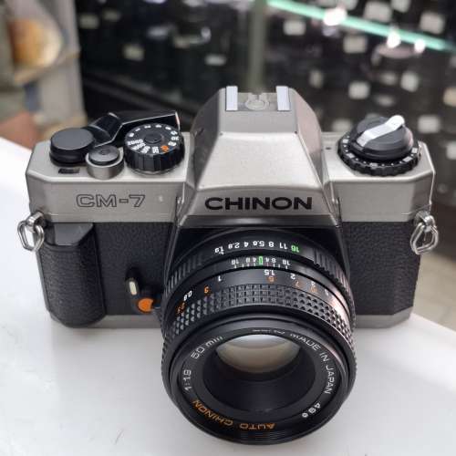 CHINON CM-7 + CHINON 50MM F1.9 PK MOUNT 全正常 有測光