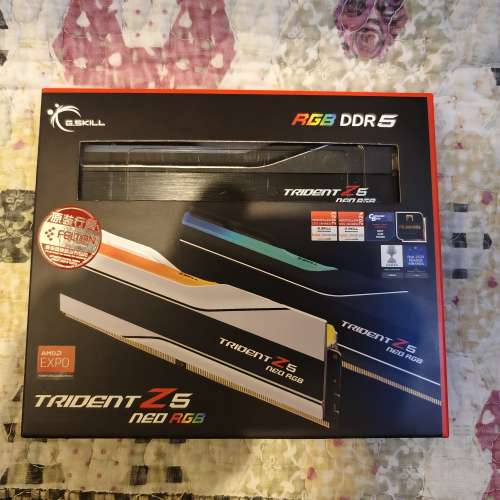 全新港行有單  有代理貼 未開盒   G.Skill Trident Z5 Neo RGB DDR5 64GB 記憶體 d...