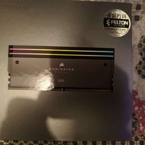 Corsair Dominator Platinum RGB DDR5 6000hz CL 30 記憶體 XMP3.0 / EXPO ddr5 ram