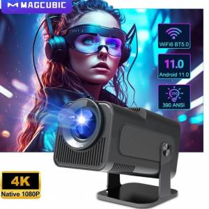 Magcubic HY320 Dual Band 4K,FULL HD 1080P (Auto Keystone)Projector Wi-Fi 2.4/5G