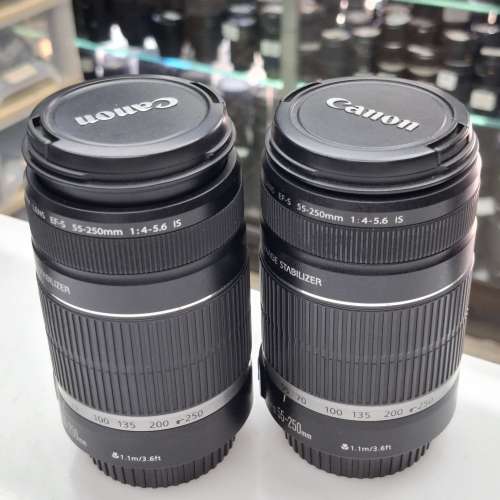 CANON EF-S 55-250MM F4-5.6 IS 95%