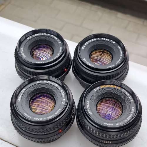 MINOLTA MD ROKKOR -X 45MM F2