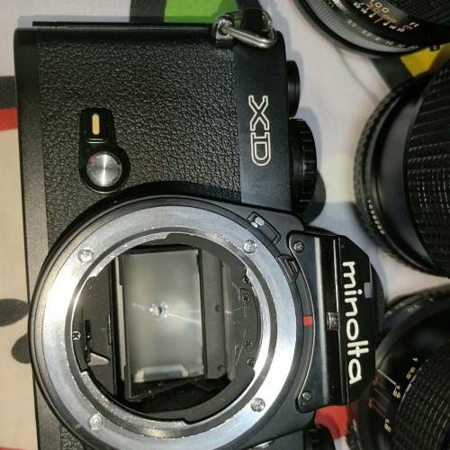 美能达minolta xd机身+4个镜头套装[五角