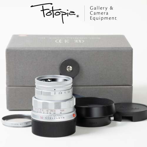 || Leica Summicron-M 50mm F2 - Silver / v4 / 50th Jahre (factory 6-bit) ||