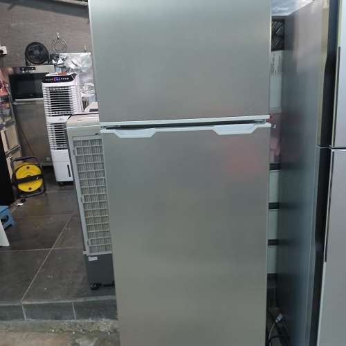 8成新Whirlpool 惠而浦灰鋼銀雪櫃（左門鉸）