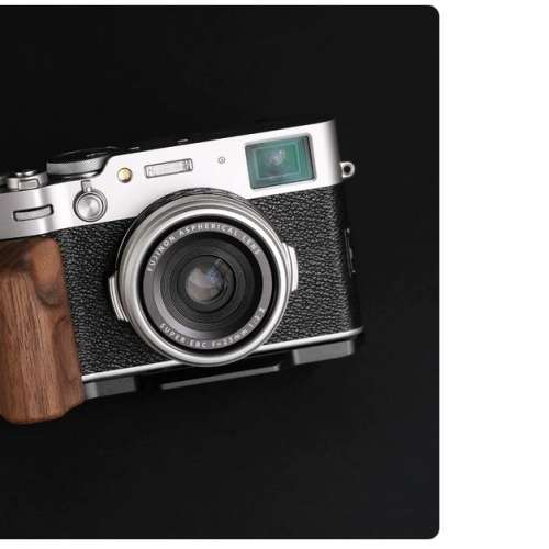 [老虎钳][MOKU] 富士X100VI 相機 木製手柄 鋁合金 底座