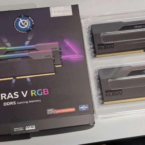 KLEVV CRAS V RGB DDR5 Gaming Memory 6000MHz CL30