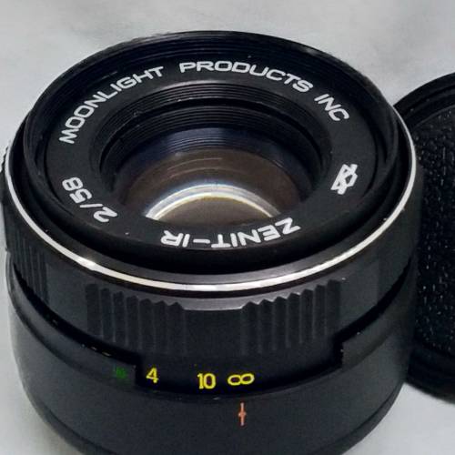 已售:蘇俄 58mm F2 Zenit= HELlOS 44(KMZ廠生產)m42螺絲(原跟NV100 夜視鏡)