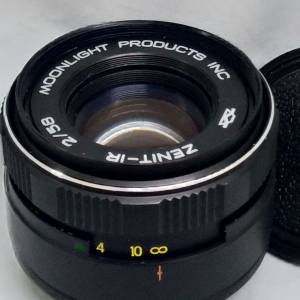 蘇俄 58mm F2 Zenit= HELlOS 44(KMZ廠生產)m42螺絲(原跟NV100 夜視鏡)