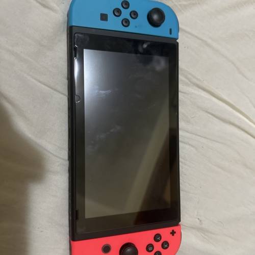 Nintendo Switch 續航版主機（紅藍 Joy-Con）約85%新 功能全正常 即可開玩