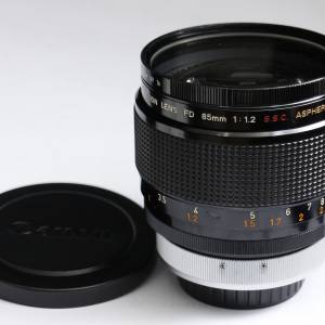 Canon FD 85 f1.2 SSC ASPH 極罕有，收藏品 留意內文