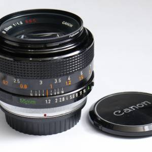 Canon FD 55 1.2 SSC (已改 EF mount)