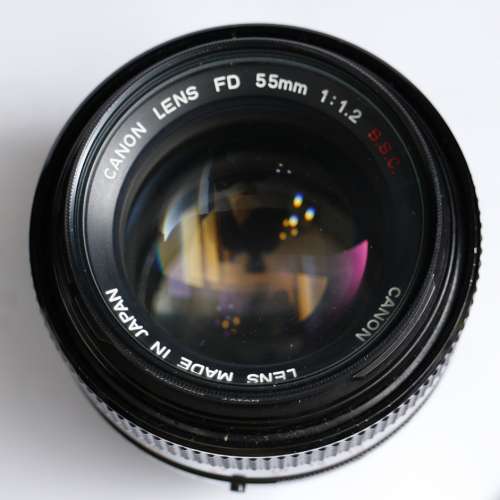 Canon FD 55 1.2 SSC (已改 EF mount)