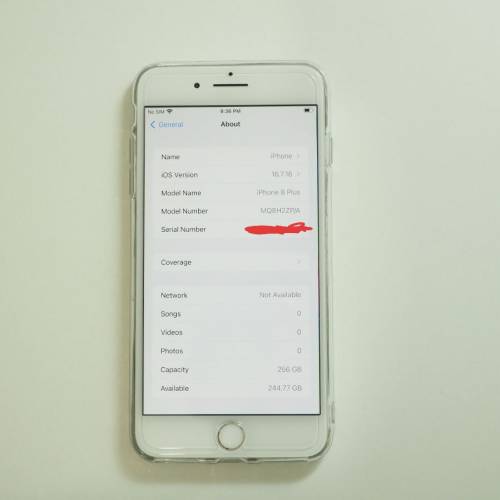 iphone 8 Plus 256gb 白色