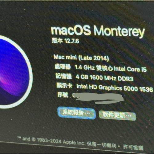 Apple Mac Mini Late 2014