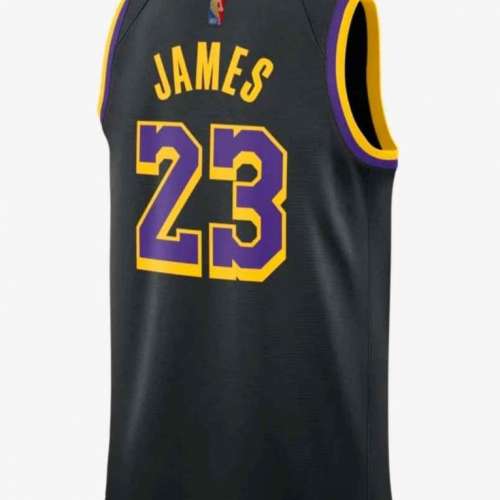 XL碼 全新 男款 Nike NBA Swingman 球衣 LeBron James Lakers Earned Edition