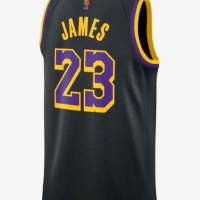 XL碼 全新 男款 Nike NBA Swingman 球衣 LeBron James Lakers Earned Edition