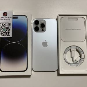 全新港行雙卡白色 iPhone 14 pro max 1tb 一年蘋果保養 what app 6497 6645