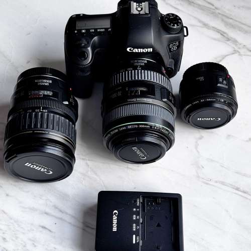 Canon 6D, EF 28-135 IS, EF70-300 DO IS, EF 50 1.8