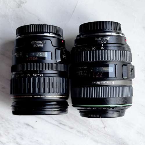 Canon 6D, EF 28-135 IS, EF70-300 DO IS, EF 50 1.8