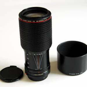 Canon 80-200mm f4L NFD with  BT-58 original hood 恒定光圈 MACRO 微距功能