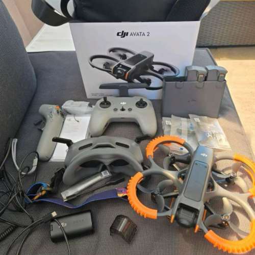 DJI Avata 2 Fly More Combo + FPV Controller 3 + Goggles 3 / No Tariffs In US *