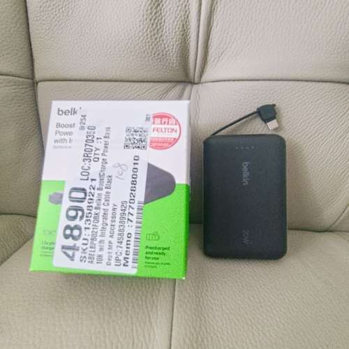 Belkin BoostCharge 10000mAh Power Bank行動電源