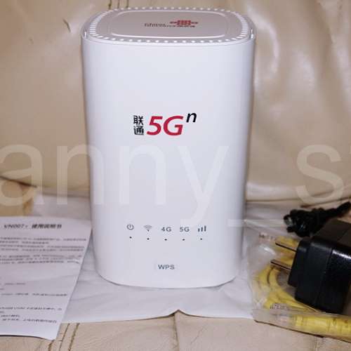 全新無盒 中國聯通 China Unicom VN007+ 5G 4G兼容 CPE 路由器 Sim Router (香港各...