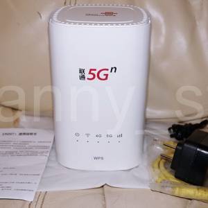 全新無盒 中國聯通 China Unicom VN007+ 5G 4G兼容 CPE 路由器 Sim Router (香港各...