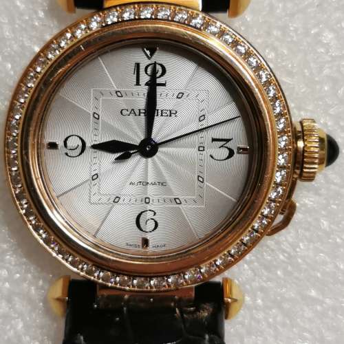 卡地亞 Pasha de Cartier 35mm 750 玫瑰金 腕錶 WJPA0012