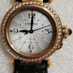 卡地亞 Pasha de Cartier 35mm 750 玫瑰金 腕錶 WJPA0012
