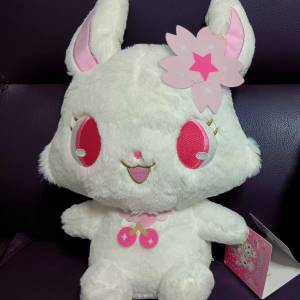 (只限將軍澳地鐵站)日版全新有牌Sanrio三麗鷗寶石寵物露比Jewelpet Ruby毛公仔
