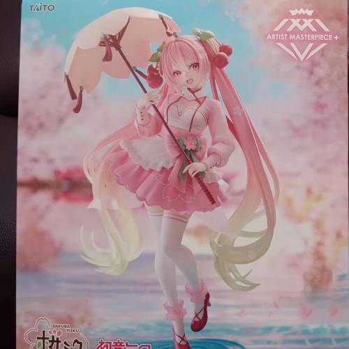 (只限將軍澳地鐵站)全新初音未來櫻花Sakura Miku Figure模型