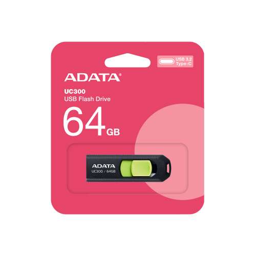 (3隻) ADATA UC300 USB3.2 Type-C USB Flash Drive 64GB (全新) (不散賣) $150