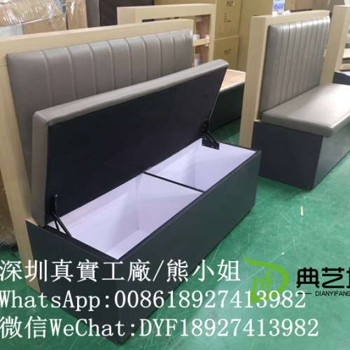訂造餐廳卡位梳化，香港防火證書梳化訂造，儲物梳化訂造，儲物箱梳化家私，餐廳傢私...