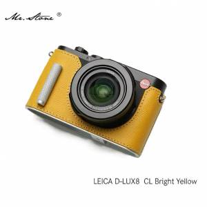 Mr. Stone Half Case Cover Bag For LEICA D-LUX 8 - CL Bright Yellow