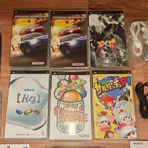 PSP 1006 & UMD 遊戲5款