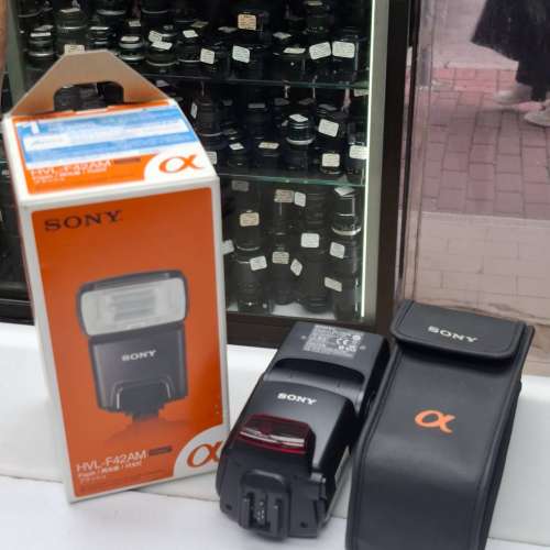 SONY HVL-F42AM FLASH MINOLTA SONY A MOUNT LIKE NEW