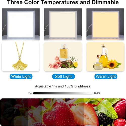 PULUZ Shadowless Light Panel Use with Light Box and Softbox 15 inch