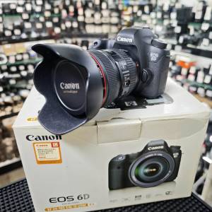 Canon 6D + 24-105/4 L IS USM EF 24mm 105mm 24 105  有盒冇單 98%new 功能正常