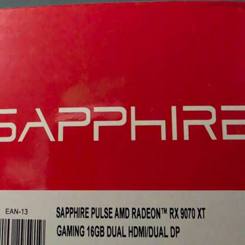 Sapphire Pulse AMD Radeon RX 9070 XT 日本水貨