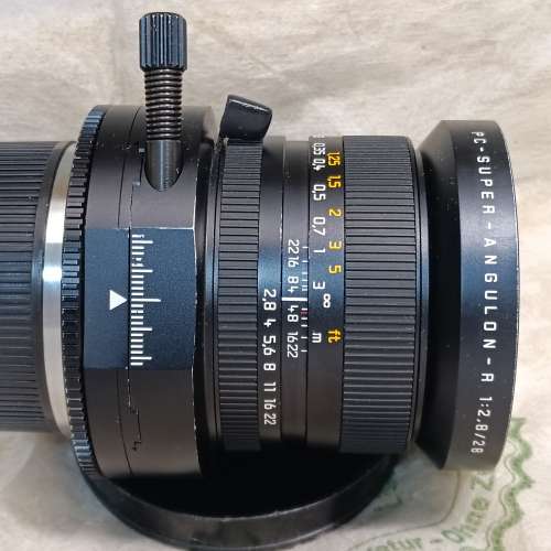 Leica R 28f2.8 PC SUPER ANGULON 28mm f2.8 shift lens