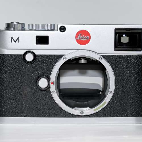 Leica M240 Silver with half leather case