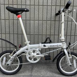 銀色 2026 馬甲線新款 DAHON DOVE 豆腐 BYA 412 14吋 鋁合金 折叠車 送叮叮水架前後...