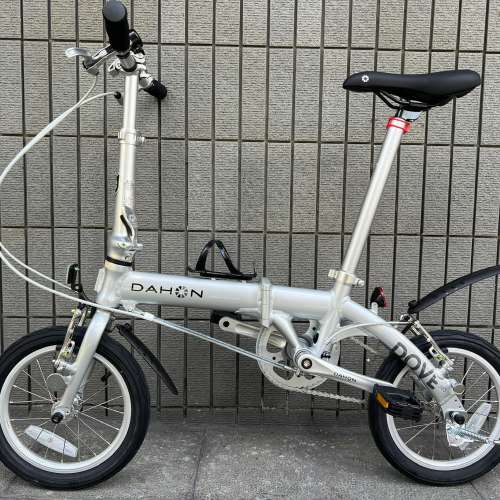 銀色 2026 馬甲線新款 DAHON DOVE 豆腐 BYA 412 14吋 鋁合金 折叠車 送叮叮水架前後...