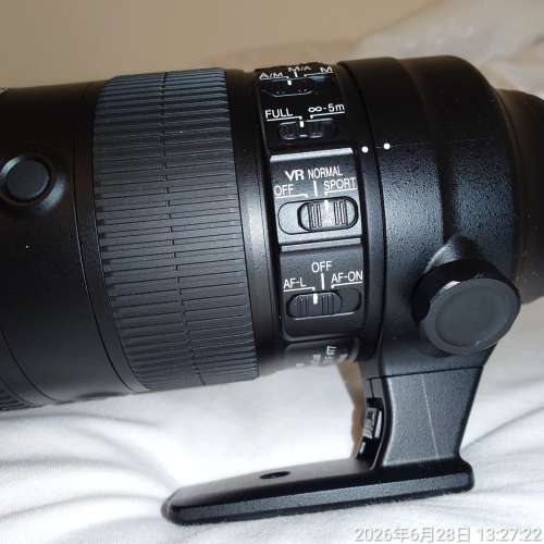 Nikon afs70-200 f2.8E FL