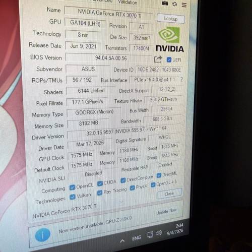 Asus rog rtx 3070ti