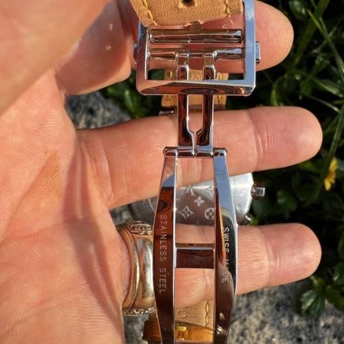 🔥🔥全套 LV 路易威登男裝TAMBOUR(Q1121 )計時款