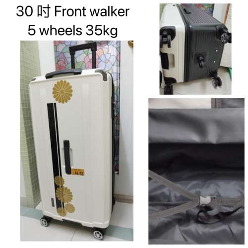 30吋Frontwalker 5 輪 旅行行李箱35kg all direction travel luggage suitcase