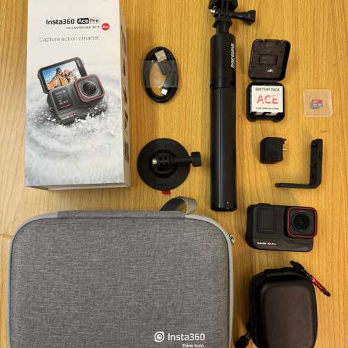 INSTA360 ACE PRO 運動相機  99%新 只用過5次 $2000
